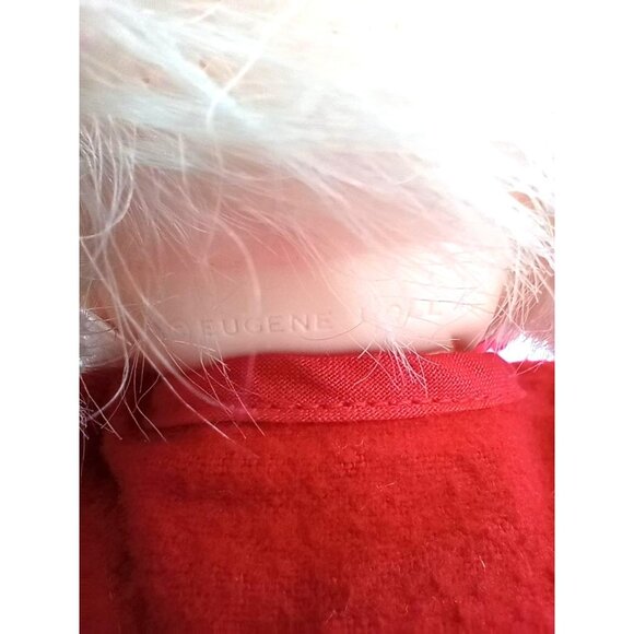 Eugene Girl Baby Doll in Red Sweater Vintage Blue Eyes Open Close Blond Hair - Picture 10 of 16